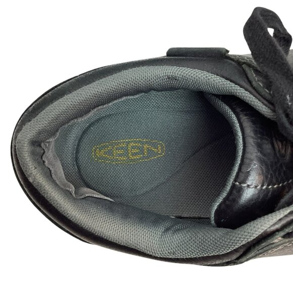 Keen Briggs ll Nubuck Leather Womens 8.5 Black Leather Loafers Sneakers - Picture 11 of 12